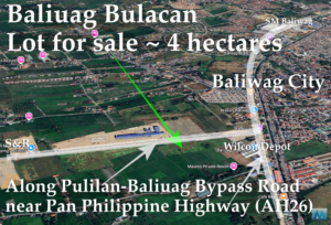 Baliwag bulacan lot for sale 4 hectares